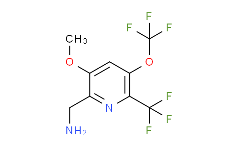2-(Aminomethyl)-3-methoxy-5-(trifluoromethoxy)-6-(trifluoromethyl)pyridine
