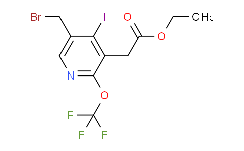 AM150708 | 1804629-74-0 | Ethyl 5-(bromomethyl)-4-iodo-2-(trifluoromethoxy)pyridine-3-acetate