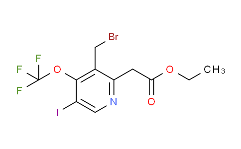 AM150711 | 1806177-83-2 | Ethyl 3-(bromomethyl)-5-iodo-4-(trifluoromethoxy)pyridine-2-acetate