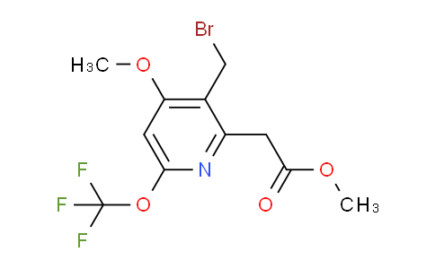 AM150734 | 1806764-11-3 | Methyl 3-(bromomethyl)-4-methoxy-6-(trifluoromethoxy)pyridine-2-acetate