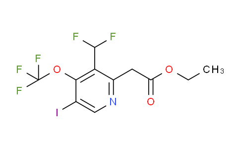 AM150735 | 1806186-65-1 | Ethyl 3-(difluoromethyl)-5-iodo-4-(trifluoromethoxy)pyridine-2-acetate