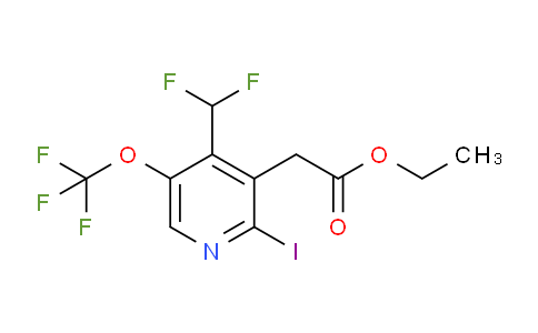 AM150738 | 1804918-26-0 | Ethyl 4-(difluoromethyl)-2-iodo-5-(trifluoromethoxy)pyridine-3-acetate