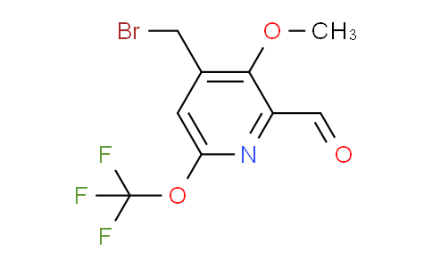 AM150744 | 1804350-65-9 | 4-(Bromomethyl)-3-methoxy-6-(trifluoromethoxy)pyridine-2-carboxaldehyde