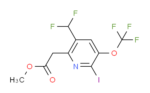 AM150779 | 1805084-98-3 | Methyl 5-(difluoromethyl)-2-iodo-3-(trifluoromethoxy)pyridine-6-acetate