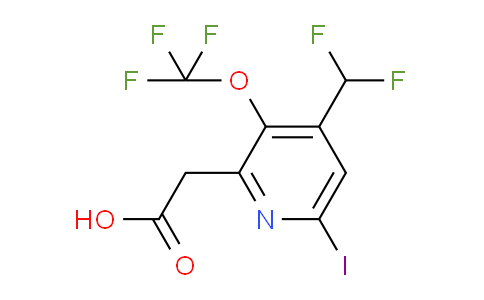 AM150790 | 1804781-87-0 | 4-(Difluoromethyl)-6-iodo-3-(trifluoromethoxy)pyridine-2-acetic acid