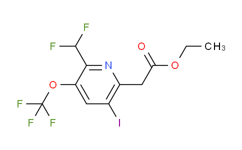 AM150792 | 1806035-38-0 | Ethyl 2-(difluoromethyl)-5-iodo-3-(trifluoromethoxy)pyridine-6-acetate