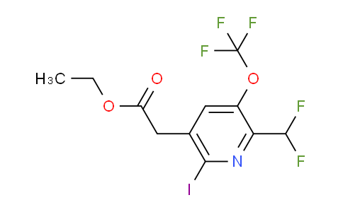 AM150796 | 1804441-15-3 | Ethyl 2-(difluoromethyl)-6-iodo-3-(trifluoromethoxy)pyridine-5-acetate