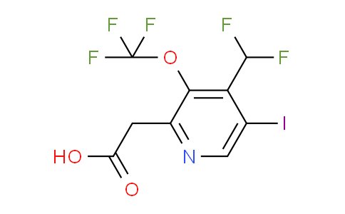AM150797 | 1804744-87-3 | 4-(Difluoromethyl)-5-iodo-3-(trifluoromethoxy)pyridine-2-acetic acid