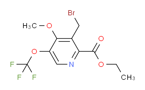 AM150798 | 1805150-56-4 | Ethyl 3-(bromomethyl)-4-methoxy-5-(trifluoromethoxy)pyridine-2-carboxylate