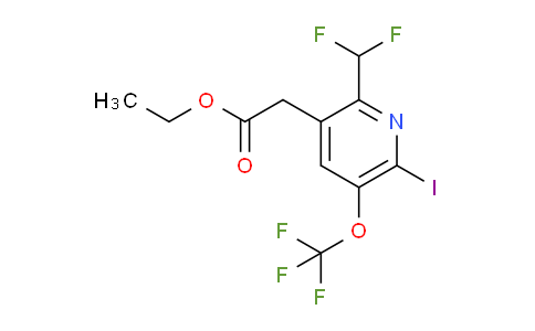 AM150799 | 1804004-04-3 | Ethyl 2-(difluoromethyl)-6-iodo-5-(trifluoromethoxy)pyridine-3-acetate