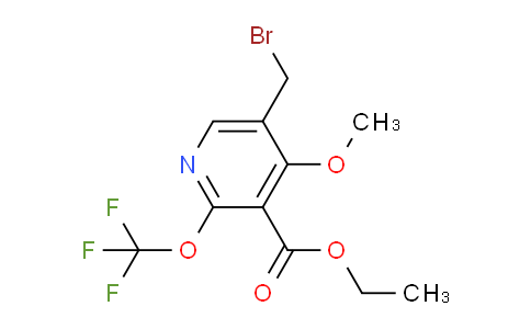 AM150800 | 1806762-37-7 | Ethyl 5-(bromomethyl)-4-methoxy-2-(trifluoromethoxy)pyridine-3-carboxylate
