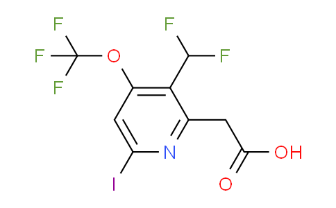 AM150801 | 1804641-58-4 | 3-(Difluoromethyl)-6-iodo-4-(trifluoromethoxy)pyridine-2-acetic acid