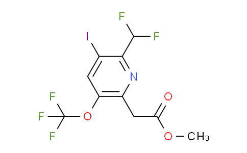 AM150805 | 1804782-02-2 | Methyl 2-(difluoromethyl)-3-iodo-5-(trifluoromethoxy)pyridine-6-acetate
