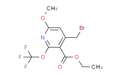 AM150806 | 1806762-58-2 | Ethyl 4-(bromomethyl)-6-methoxy-2-(trifluoromethoxy)pyridine-3-carboxylate