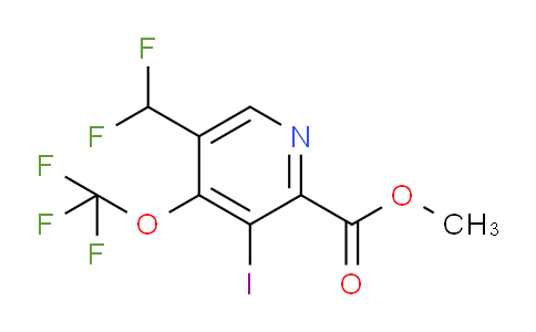 AM150807 | 1804352-97-3 | Methyl 5-(difluoromethyl)-3-iodo-4-(trifluoromethoxy)pyridine-2-carboxylate