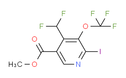 AM150810 | 1804917-46-1 | Methyl 4-(difluoromethyl)-2-iodo-3-(trifluoromethoxy)pyridine-5-carboxylate