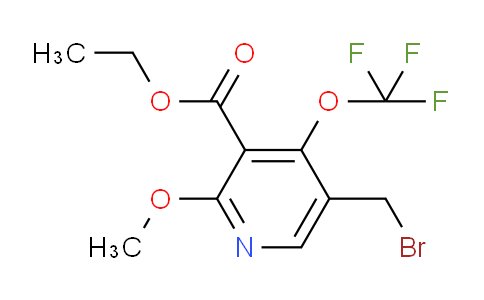 Ethyl 5-(bromomethyl)-2-methoxy-4-(trifluoromethoxy)pyridine-3-carboxylate