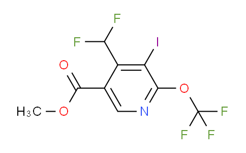 AM150815 | 1803968-23-1 | Methyl 4-(difluoromethyl)-3-iodo-2-(trifluoromethoxy)pyridine-5-carboxylate