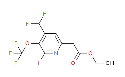 AM150822 | 1806186-68-4 | Ethyl 4-(difluoromethyl)-2-iodo-3-(trifluoromethoxy)pyridine-6-acetate