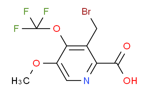 AM150824 | 1805917-64-9 | 3-(Bromomethyl)-5-methoxy-4-(trifluoromethoxy)pyridine-2-carboxylic acid