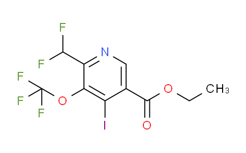 AM150825 | 1804917-50-7 | Ethyl 2-(difluoromethyl)-4-iodo-3-(trifluoromethoxy)pyridine-5-carboxylate