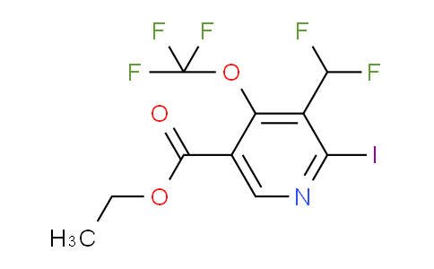 AM150834 | 1805106-20-0 | Ethyl 3-(difluoromethyl)-2-iodo-4-(trifluoromethoxy)pyridine-5-carboxylate