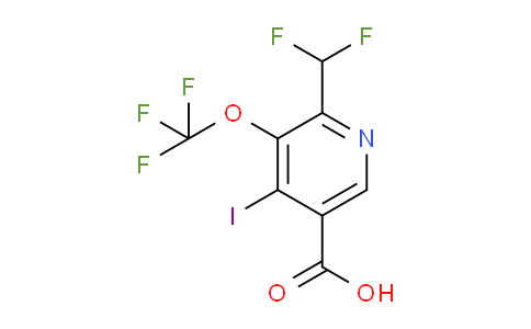 AM150844 | 1806026-00-5 | 2-(Difluoromethyl)-4-iodo-3-(trifluoromethoxy)pyridine-5-carboxylic acid