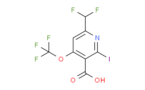 AM150853 | 1804781-63-2 | 6-(Difluoromethyl)-2-iodo-4-(trifluoromethoxy)pyridine-3-carboxylic acid