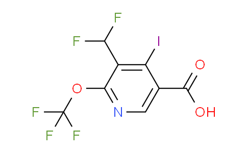 AM150859 | 1806026-11-8 | 3-(Difluoromethyl)-4-iodo-2-(trifluoromethoxy)pyridine-5-carboxylic acid