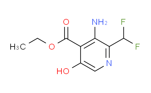 Ethyl 3-amino-2-(difluoromethyl)-5-hydroxypyridine-4-carboxylate