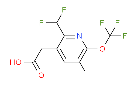 AM150860 | 1804353-38-5 | 2-(Difluoromethyl)-5-iodo-6-(trifluoromethoxy)pyridine-3-acetic acid
