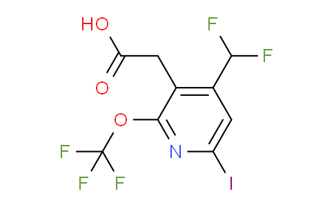 AM150870 | 1805096-83-6 | 4-(Difluoromethyl)-6-iodo-2-(trifluoromethoxy)pyridine-3-acetic acid