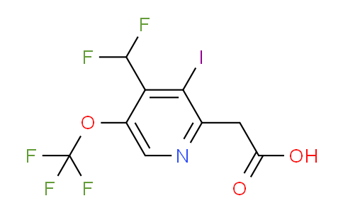 AM150873 | 1804353-56-7 | 4-(Difluoromethyl)-3-iodo-5-(trifluoromethoxy)pyridine-2-acetic acid
