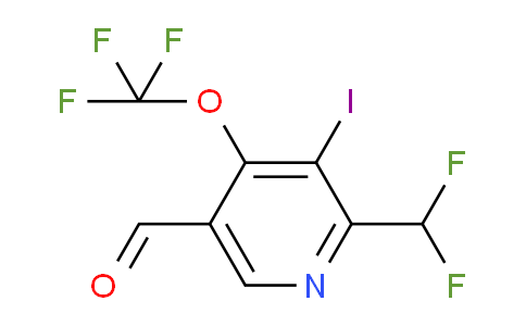 AM150888 | 1803966-77-9 | 2-(Difluoromethyl)-3-iodo-4-(trifluoromethoxy)pyridine-5-carboxaldehyde