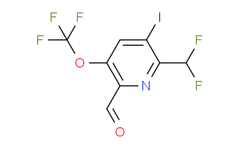 AM150892 | 1804805-93-3 | 2-(Difluoromethyl)-3-iodo-5-(trifluoromethoxy)pyridine-6-carboxaldehyde