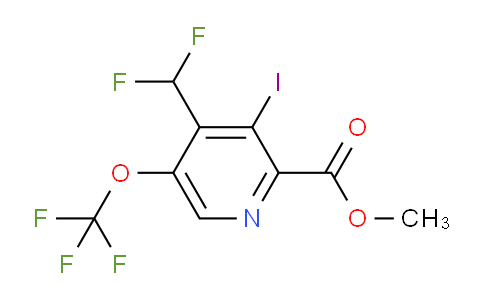 AM150893 | 1804353-17-0 | Methyl 4-(difluoromethyl)-3-iodo-5-(trifluoromethoxy)pyridine-2-carboxylate
