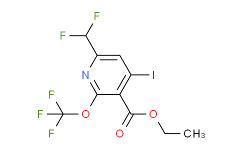 AM150897 | 1804439-40-4 | Ethyl 6-(difluoromethyl)-4-iodo-2-(trifluoromethoxy)pyridine-3-carboxylate