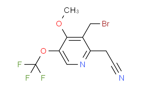 AM150900 | 1806747-76-1 | 3-(Bromomethyl)-4-methoxy-5-(trifluoromethoxy)pyridine-2-acetonitrile