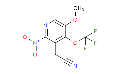 5-Methoxy-2-nitro-4-(trifluoromethoxy)pyridine-3-acetonitrile