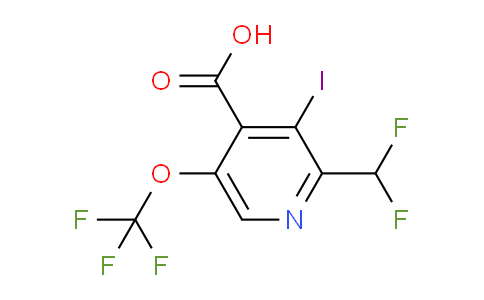 2-(Difluoromethyl)-3-iodo-5-(trifluoromethoxy)pyridine-4-carboxylic acid