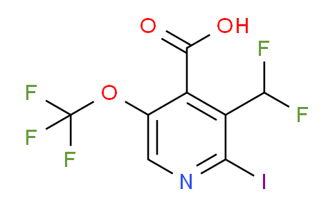 AM150929 | 1805112-06-4 | 3-(Difluoromethyl)-2-iodo-5-(trifluoromethoxy)pyridine-4-carboxylic acid