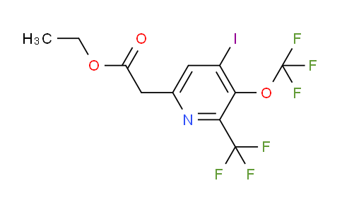 AM150934 | 1804743-58-5 | Ethyl 4-iodo-3-(trifluoromethoxy)-2-(trifluoromethyl)pyridine-6-acetate