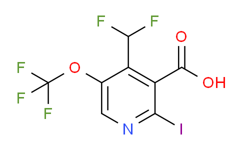 AM150938 | 1805112-22-4 | 4-(Difluoromethyl)-2-iodo-5-(trifluoromethoxy)pyridine-3-carboxylic acid