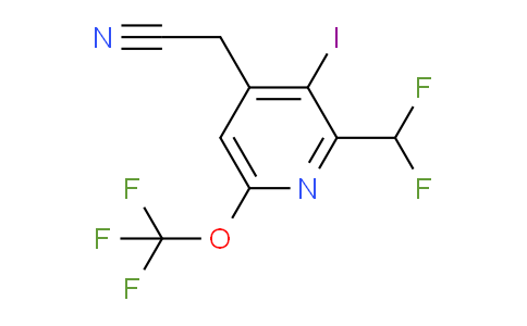 AM150950 | 1804764-04-2 | 2-(Difluoromethyl)-3-iodo-6-(trifluoromethoxy)pyridine-4-acetonitrile