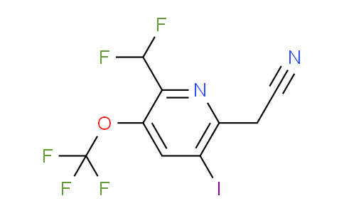 AM150957 | 1805102-67-3 | 2-(Difluoromethyl)-5-iodo-3-(trifluoromethoxy)pyridine-6-acetonitrile