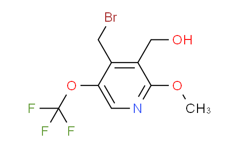 4-(Bromomethyl)-2-methoxy-5-(trifluoromethoxy)pyridine-3-methanol