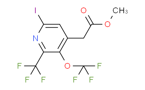 AM150977 | 1805109-96-9 | Methyl 6-iodo-3-(trifluoromethoxy)-2-(trifluoromethyl)pyridine-4-acetate