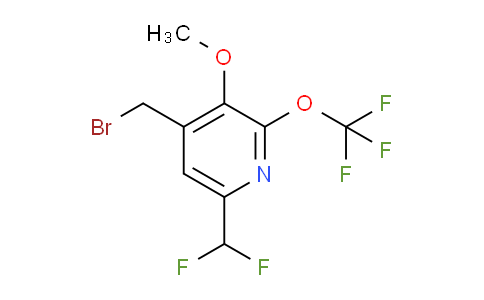 4-(Bromomethyl)-6-(difluoromethyl)-3-methoxy-2-(trifluoromethoxy)pyridine
