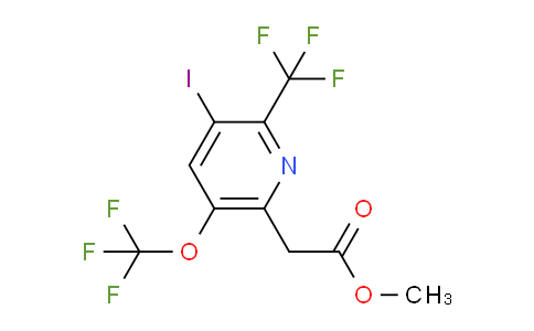 AM150992 | 1806183-93-6 | Methyl 3-iodo-5-(trifluoromethoxy)-2-(trifluoromethyl)pyridine-6-acetate