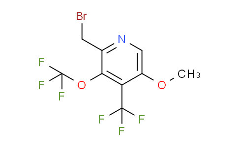 2-(Bromomethyl)-5-methoxy-3-(trifluoromethoxy)-4-(trifluoromethyl)pyridine